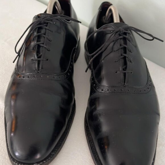 Allen Edmonds Black Leather Oxford Dress Shoes Danbury Mens Size 10.5 D  Shoes main image 8